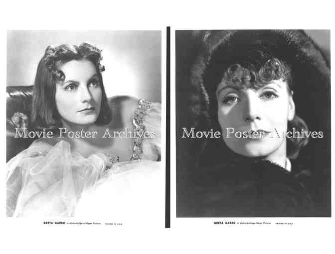 GRETA GARBO, group of classic celebrity portraits, stills or photos