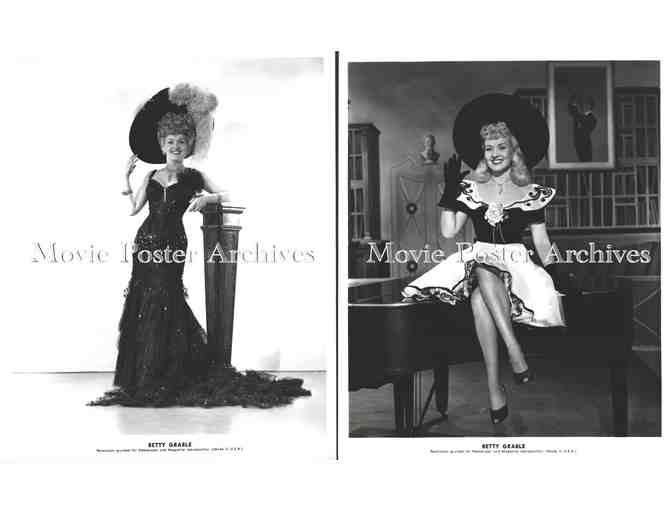 BETTY GRABLE, group of classic celebrity portraits, stills or photos