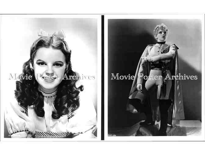 JUDY GARLAND, group of classic celebrity portraits, stills or photos
