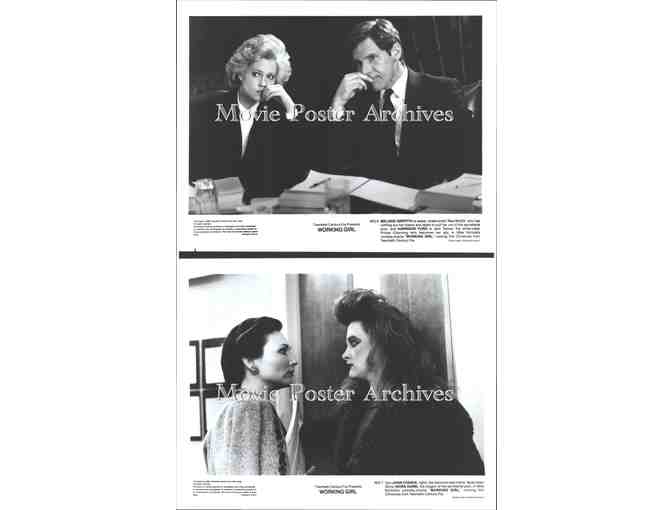 WORKING GIRL, 1988, movie stills, Harrison Ford, Sigourney Weaver