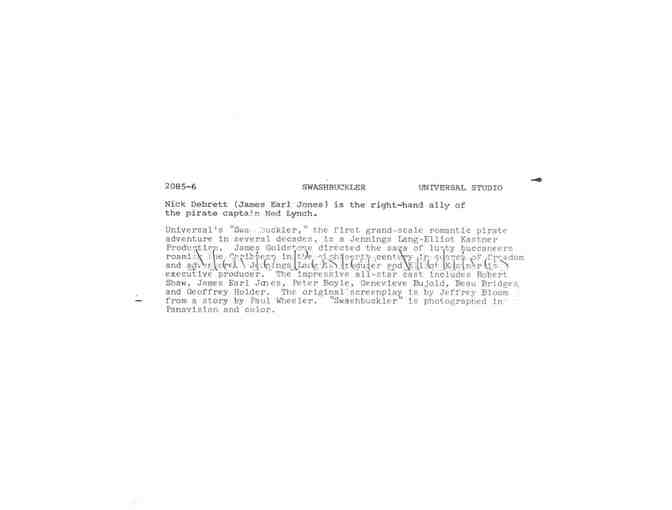 JAMES EARL JONES, group of classic celebrity portraits, stills or photos