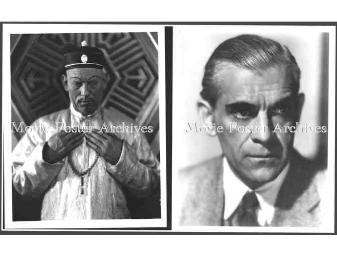 BORIS KARLOFF, group of classic celebrity portraits, stills or photos