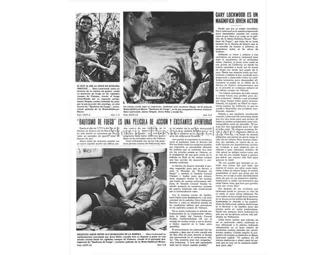 TO KILL A MAN, 1964, pressbook, Gary Lockwood, Anne Helm, Linda Ho