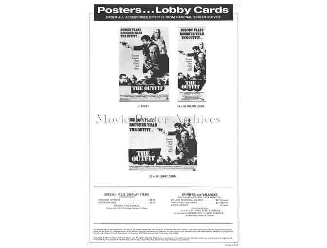 OUTFIT, 1973, pressbook, Robert Duvall, Karen Black, Joe Don Baker