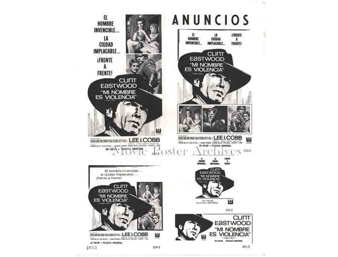 COOGANS BLUFF, 1968, pressbook, Clint Eastwood, Susan Clark, Lee J. Cobb