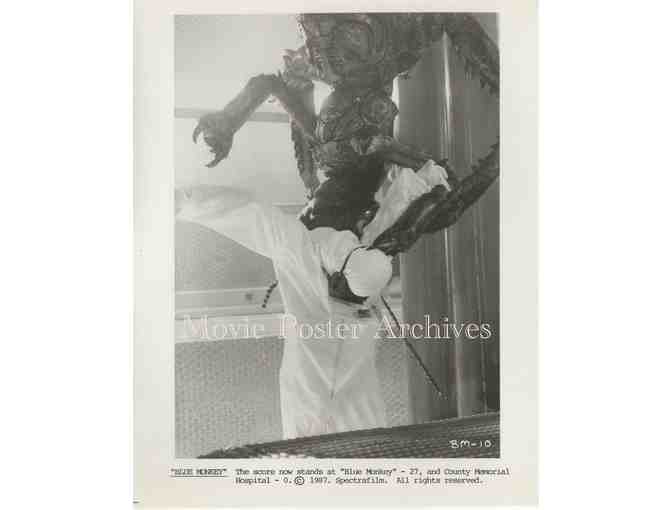 BLUE MONKEY, 1987, movie stills, Steve Railsback, Robin Duke, Susan Anspach.