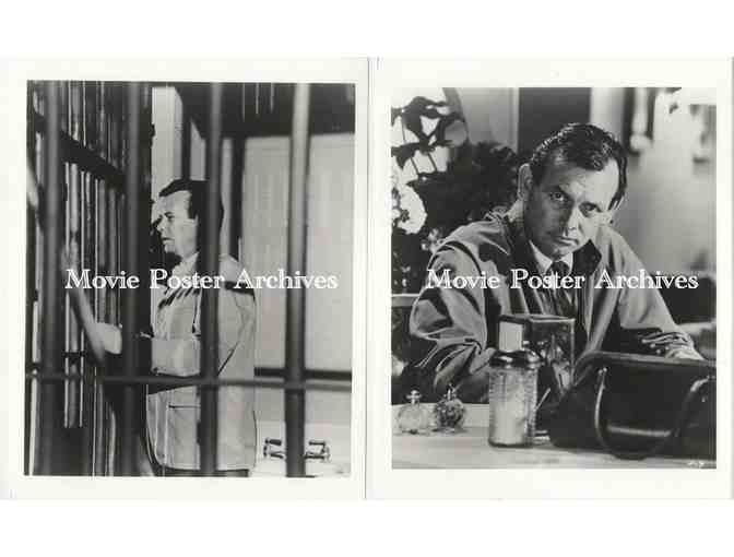 FUGITIVE, 8x10 tv photographs, David Janssen, William Conrad, Barry Morse, Paul Birch