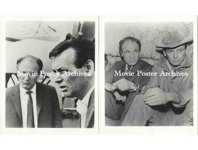 FUGITIVE, 8x10 tv photographs, David Janssen, William Conrad, Barry Morse, Paul Birch