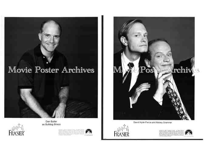 FRASIER, 10 TV STUDIO STILLS, Kelsey Grammar, Jane Leeves, David Hyde Pierce, Peri Gilpin.