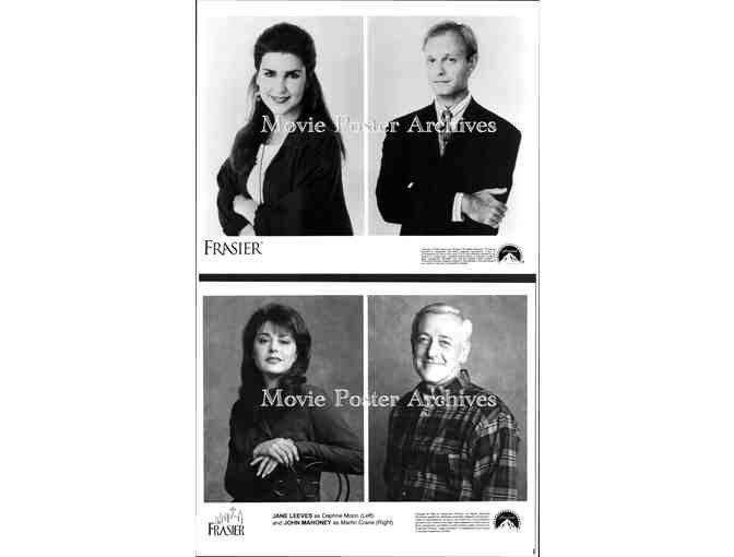 FRASIER, 10 TV STUDIO STILLS, Kelsey Grammar, Jane Leeves, David Hyde Pierce, Peri Gilpin.