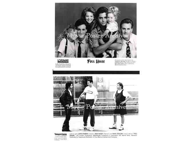 FULL HOUSE, 8x10 tv stills, Bob Saget, John Stamos, Olsen twins, Dave Coulier, Lori Loughlin