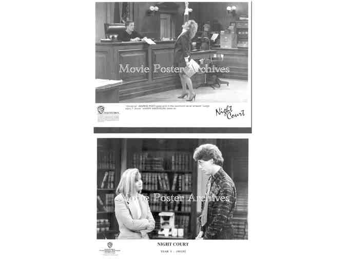 NIGHT COURT, 10 TV STUDIO STILLS, Harry Anderson, John Larroquette, Richard Moll, Post
