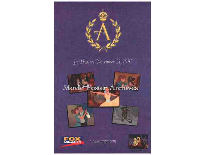 ANASTASIA, 1997, promo booklet