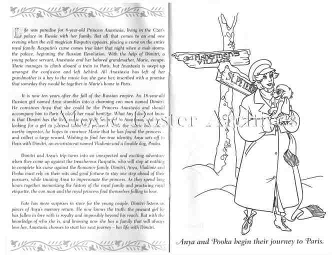 ANASTASIA, 1997, promo booklet