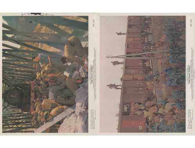 VON RYANS EXPRESS, 1965, mini lobby cards, Frank Sinatra, Trevor Howard