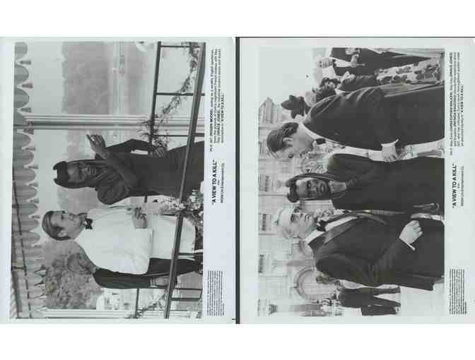 VIEW TO A KILL, 1985, movie stills, Roger Moore, 007, Grace Jones