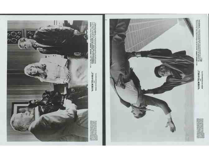 VIEW TO A KILL, 1985, movie stills, Roger Moore, 007, Grace Jones