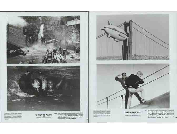 VIEW TO A KILL, 1985, movie stills, Roger Moore, 007, Grace Jones