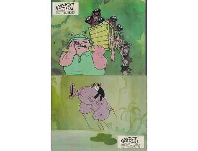 TARZOON SHAME OF THE JUNGLE, 1978, French lobby cards, animated
