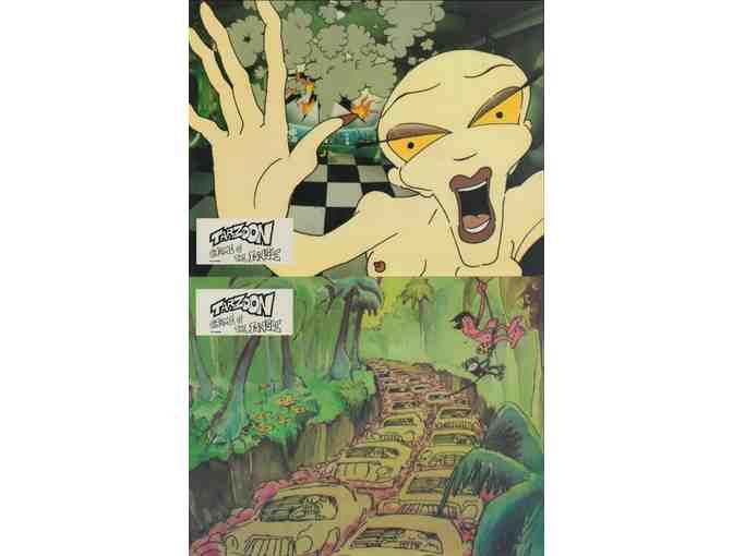 TARZOON SHAME OF THE JUNGLE, 1978, French lobby cards, animated