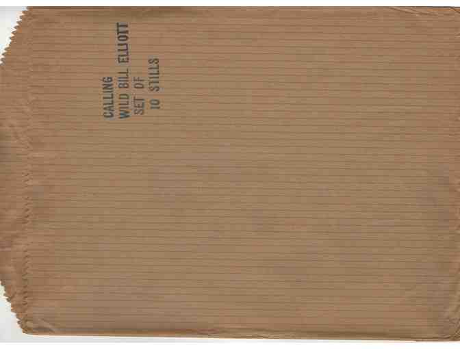 CALLING WILD BILL ELLIOTT, movie still set , Bill Elliot, Gabby Hayes,