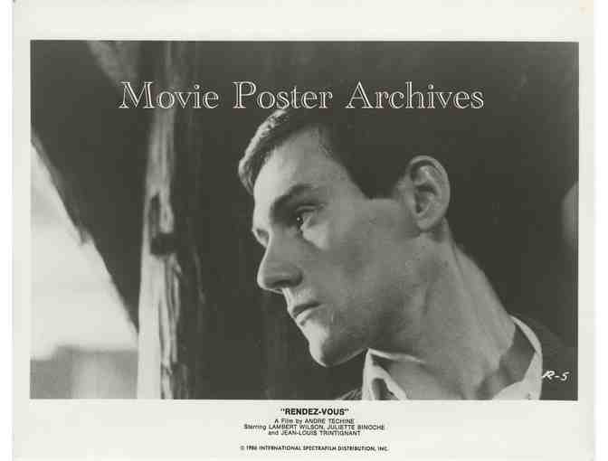RENDEZ-VOUS, 1987 8x10 still set of 5, Lambert Wilson, Juliette Binoche.