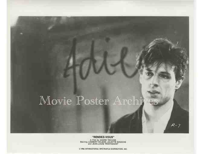 RENDEZ-VOUS, 1987 8x10 still set of 5, Lambert Wilson, Juliette Binoche.