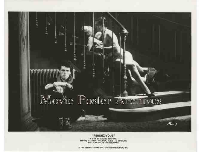 RENDEZ-VOUS, 1987 8x10 still set of 5, Lambert Wilson, Juliette Binoche.