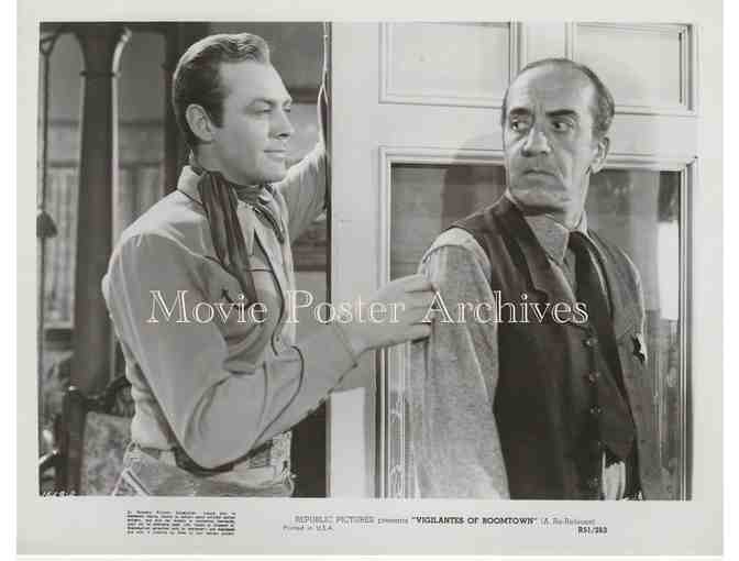 VIGILANTES OF BOOMTOWN, 1947, movie stills, Allan Rocky Lane, Bobby Blake