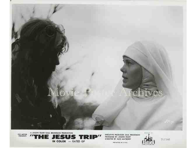 JESUS TRIP, 1971 8x10 still set of 12, biker action thriller, Tippy Walker, Robert Porter.