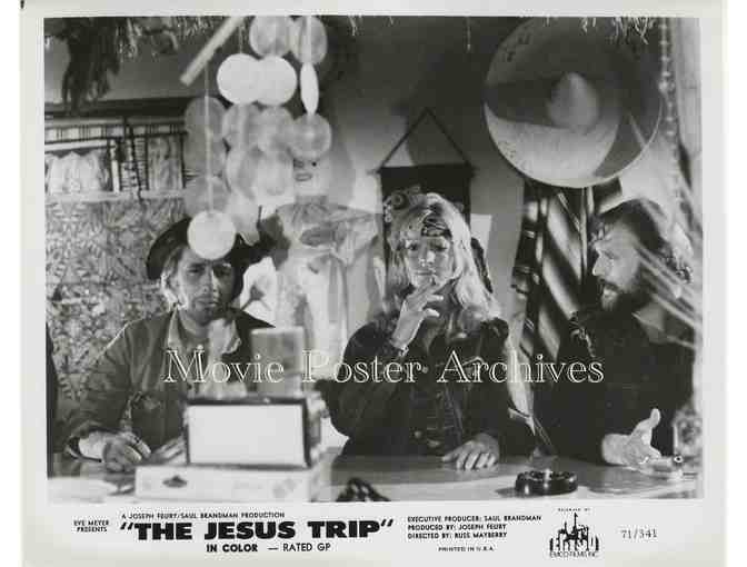 JESUS TRIP, 1971 8x10 still set of 12, biker action thriller, Tippy Walker, Robert Porter.