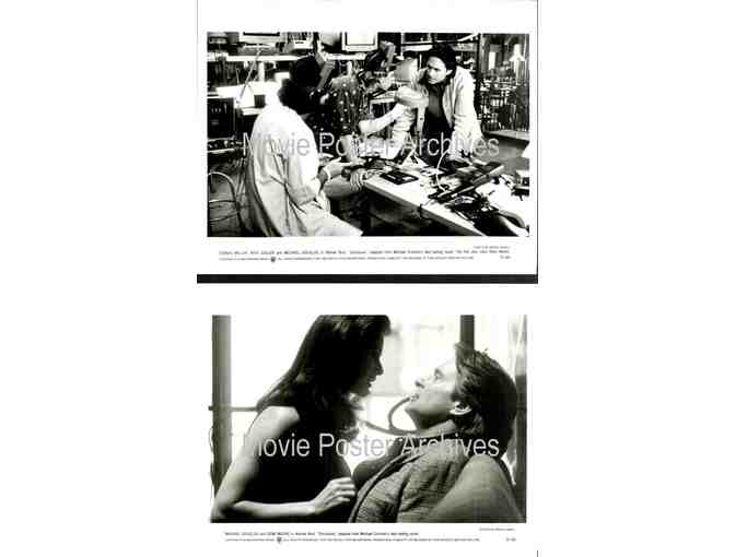 DISCLOSURE, 1994, movie stills, Michael Douglas, Demi Moore