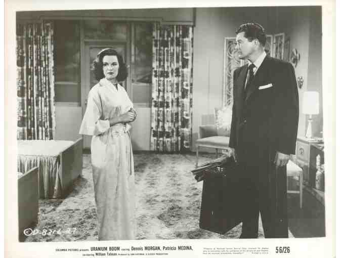 URANIUM BOOM, 1956, movie stills, Dennis Morgan, Patricia Medina