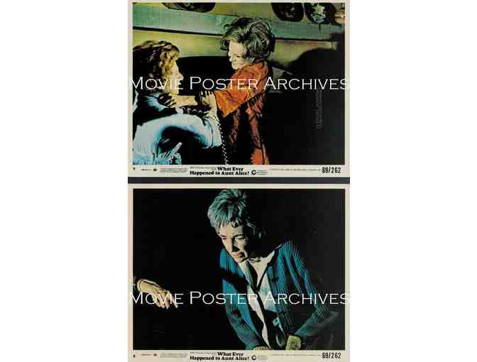WHAT EVER HAPPENED TO AUNT ALICE, 1969, mini lobby cards, Geraldine Page