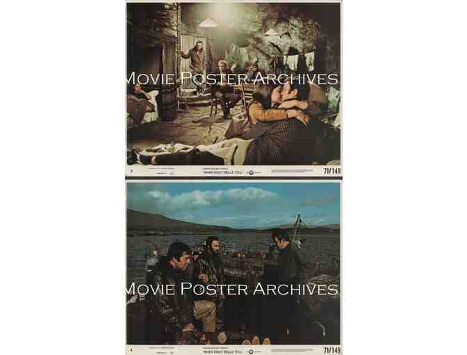 WHEN EIGHT BELLS TOLL, 1971, mini lobby cards, Anthony Hopkins