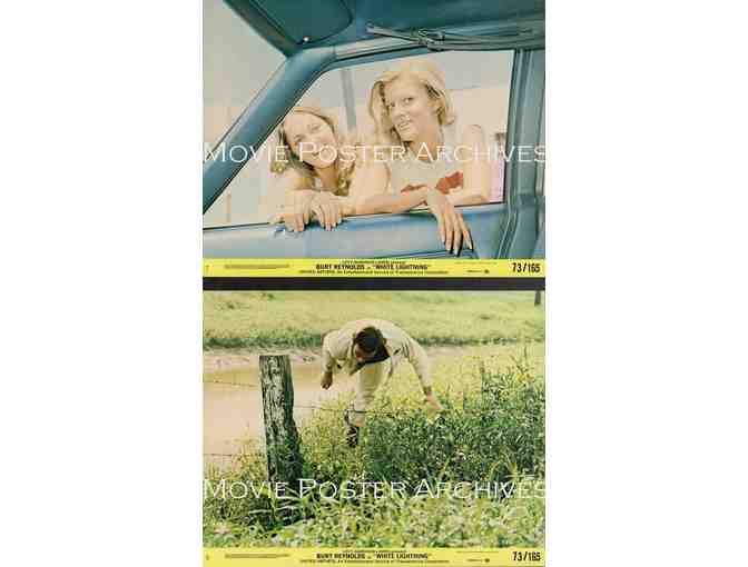 WHITE LIGHTNING, 1973, stills and cards, Burt Reynolds, Bo Hopkins