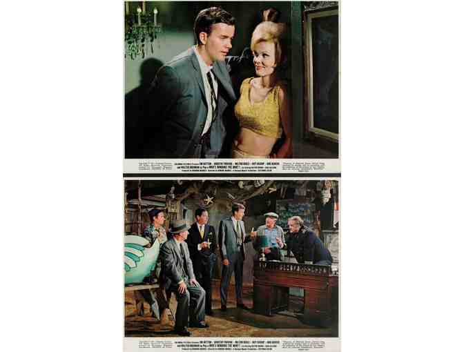 WHOS MINDING THE MINT, 1967, mini lobby cards, Walter Brennan