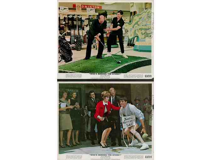 WHOS MINDING THE STORE, 1963, stills and cards, Jerry Lewis, Jill St. John