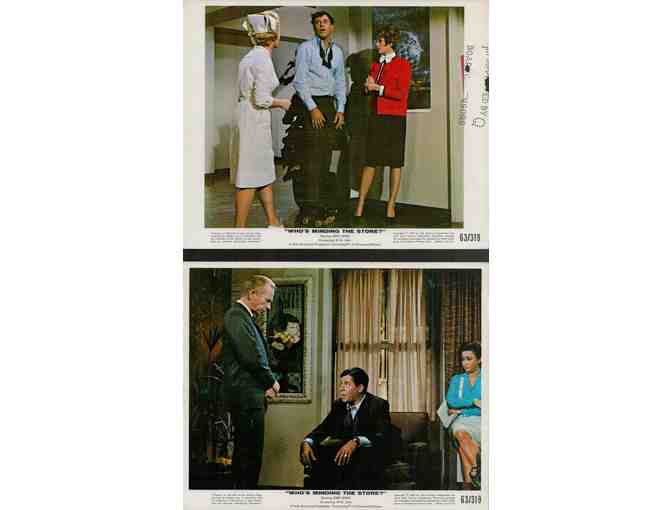 WHOS MINDING THE STORE, 1963, stills and cards, Jerry Lewis, Jill St. John