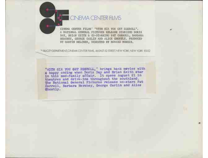 WITH SIX YOU GET EGGROLL, 1968, movie stills, Doris Day, Brian Keith