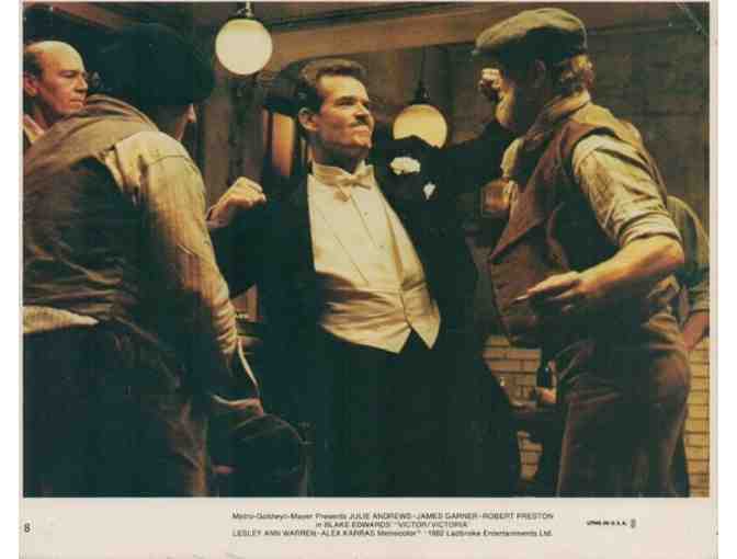 VICTOR/VICTORIA, 1982, mini lobby cards, Julie Andrews, James Garner