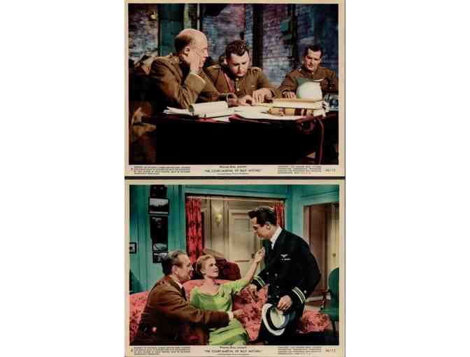 COURT-MARTIAL OF BILLY MITCHELL, 1956, mini lobby card set, Gary Cooper