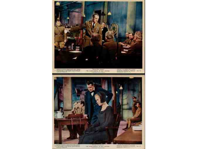 COURT-MARTIAL OF BILLY MITCHELL, 1956, mini lobby card set, Gary Cooper