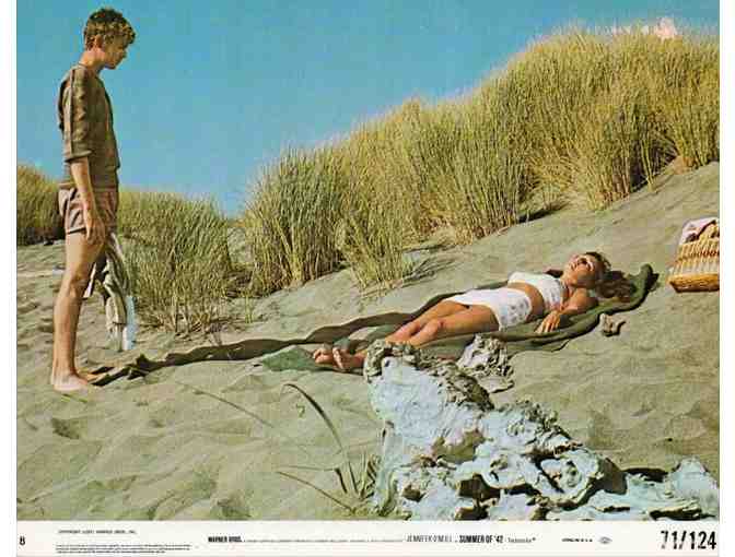 SUMMER OF 42, 1971, mini lobby cards, Jennifer ONeill, Gary Grimes