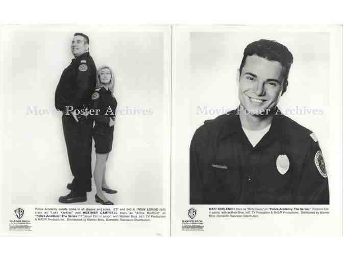 POLICE ACADEMY: THE SERIES, tv stills, Matt Borlenghi, Rod Crawford, Toby Proctor