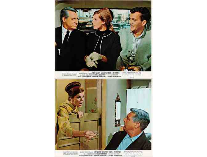 WALK DONT RUN, 1966, mini lobby cards, Cary Grant, Samantha Eggar