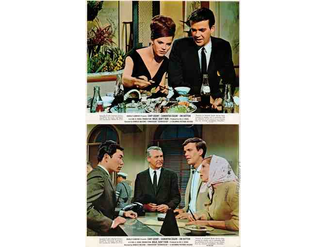WALK DONT RUN, 1966, mini lobby cards, Cary Grant, Samantha Eggar