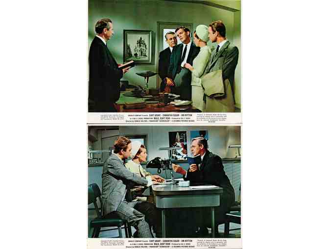 WALK DONT RUN, 1966, mini lobby cards, Cary Grant, Samantha Eggar