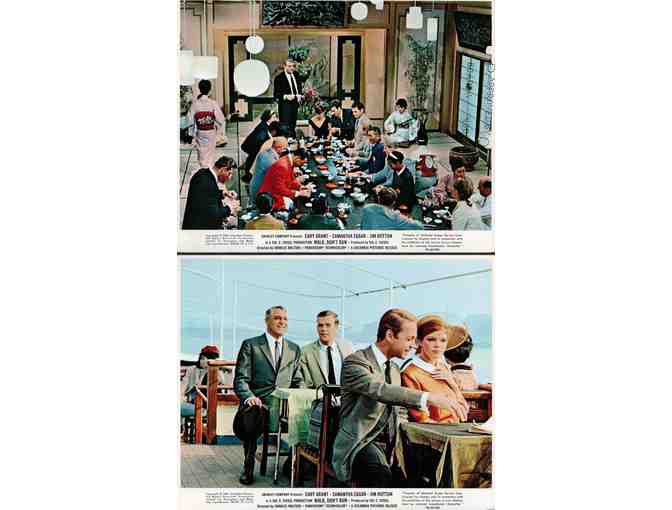 WALK DONT RUN, 1966, mini lobby cards, Cary Grant, Samantha Eggar