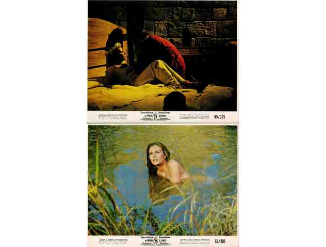 WAR LORD, 1965, mini lobby cards, Charlton Heston, Richard Boone